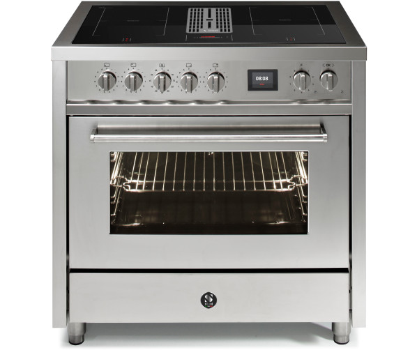 Steel Enfasi Mistral EQ9F-4FIK inductie fornuis met afzuiging