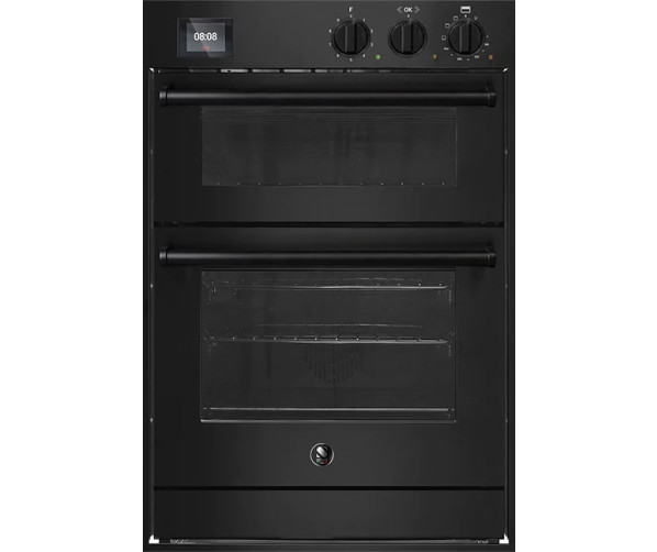Steel EQFFE6 NF Enfasi dubbele inbouw oven - zwart - 90 cm. hoog