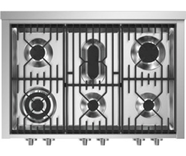 Steel G9-6W Genesi tussenbouw kookplaat