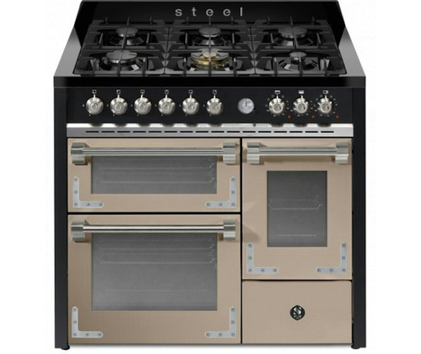 Steel XQ10FFF-6 Oxford gas fornuis - meerdere kleuren leverbaar