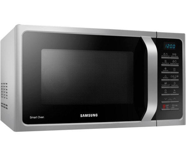 De Ssmsung MC28H5015CS wordt gelverd met Crust plaat