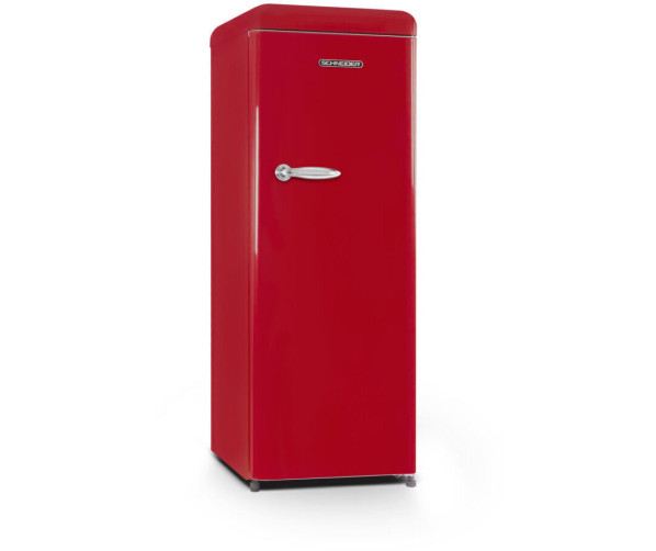 Schneider SCCL222VR retro jaren 50 koelkast - rood