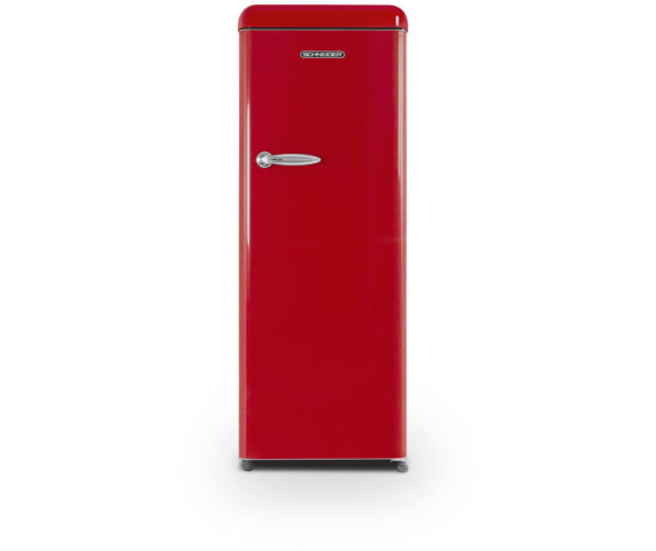 Schneider SCCL222VR retro jaren 50 koelkast - rood