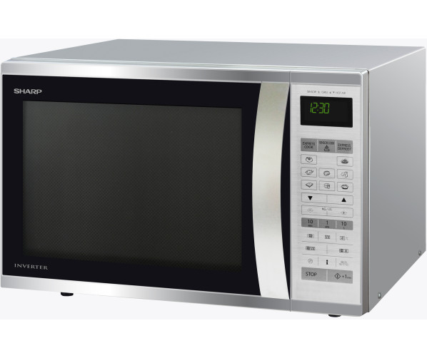 Sharp R971SWT combi-magnetron - vrijstaand - rvs