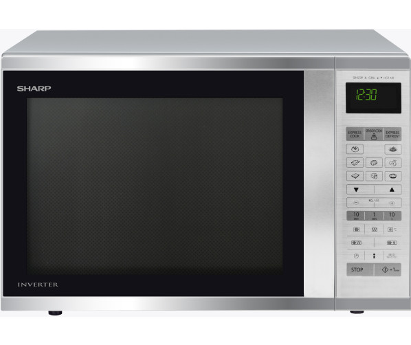 Sharp R971SWT combi-magnetron - vrijstaand - rvs