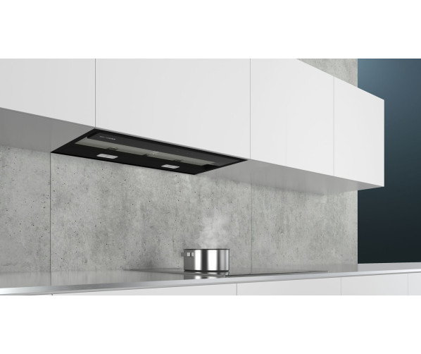Siemens LJ67BAM60 inbouw afzuigkap - blokdesign - zwart