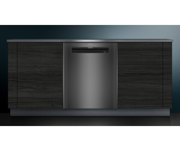 Siemens SN15ZC80CS onderbouw vaatwasser - blacksteel