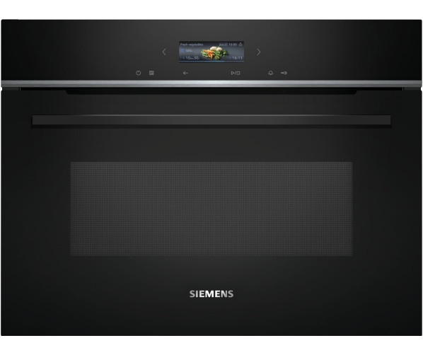 Siemens CE732GXB1 inbouw magnetron met grill - zwart