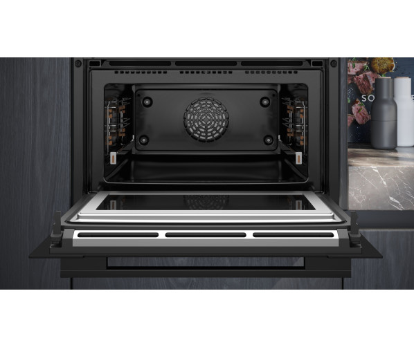Siemens CM776GKB1 inbouw oven met magnetron - zwart