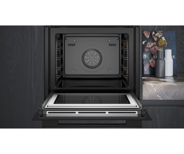 Siemens HM736G1B1 inbouw oven met magnetron - nis 60 - zwart