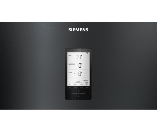 Siemens KG56FPXCA vrijstaande koel/vriescombinatie - blacksteel - 70 cm. breed