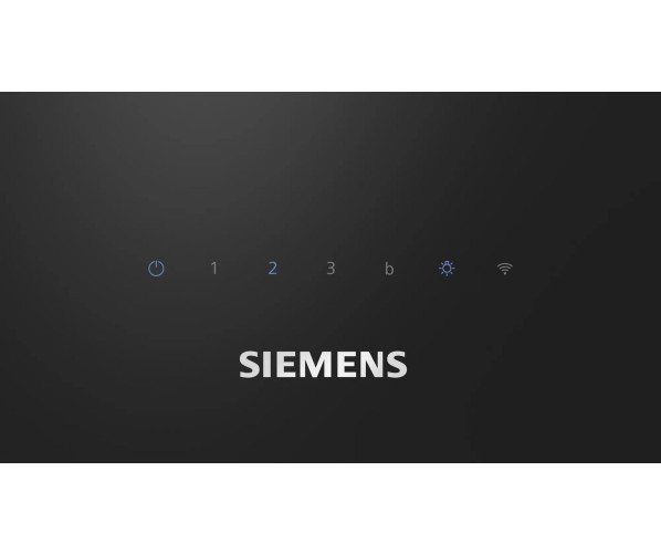 SIEMENS afzuigkap wand zwart LC67KFN60