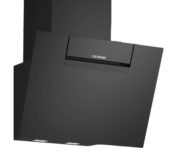 SIEMENS afzuigkap wand zwart LC67KFN60