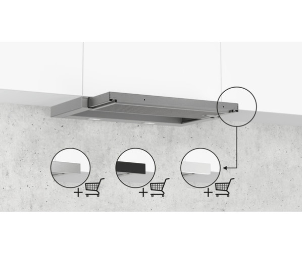 Siemens LI63LA526 vlakscherm afzuigkap - rvs-look