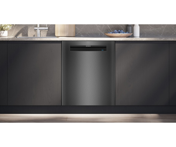 Siemens SN15ZC01CS onderbouw vaatwasser - iQ500 - 60 cm Black inox / blacksteel
