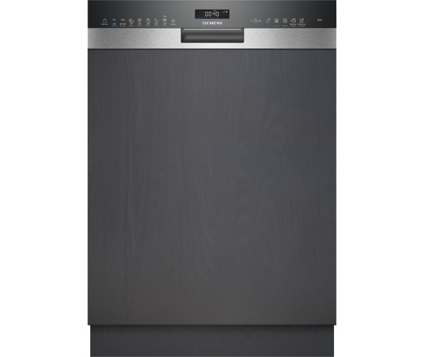 Siemens SN55ES11CE half geintegreerde inbouw vaatwasser - rvs bedieningspaneel