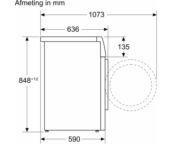 Siemens WG44G207NL vrijstaande wasmachine - Wit