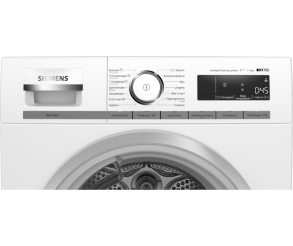 Siemens WT48XM90NL warmtepompdroger met 9 kg. vulgewicht