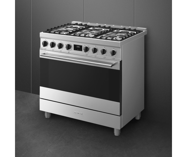 Elektrische oven met thermogeventileerde technologie SMEG B91GMXNLK2