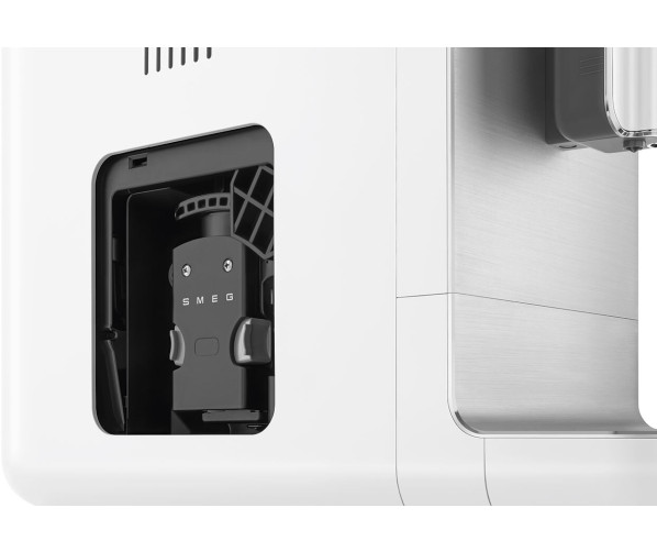 Smeg BCC02WHMEU volautomatische koffiemachine - mat wit - retro jaren 50