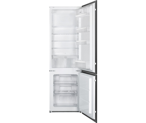 Smeg C4172F inbouw koelkast - nis 178 cm.