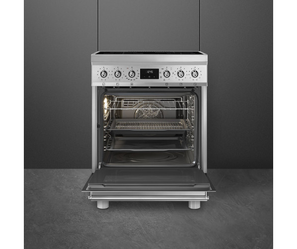 Smeg C6IMXM2 inductie fornuis - 60 cm. - rvs