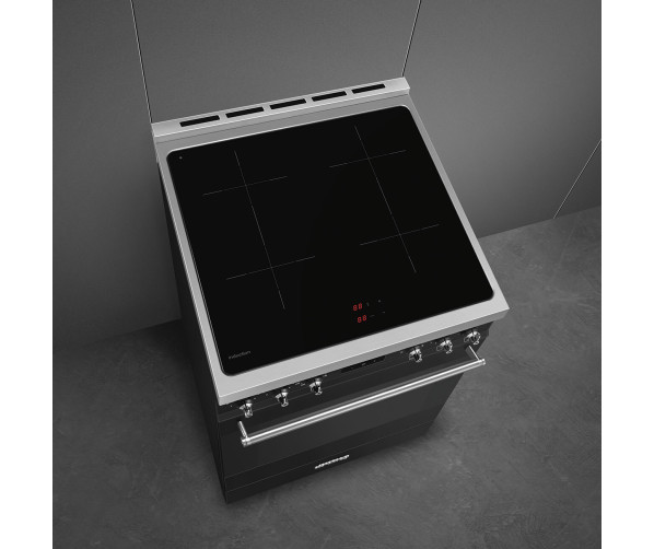 Inductie fornuis SMEG C6IPMBM2 met 4 kookzones en TwinZone functie