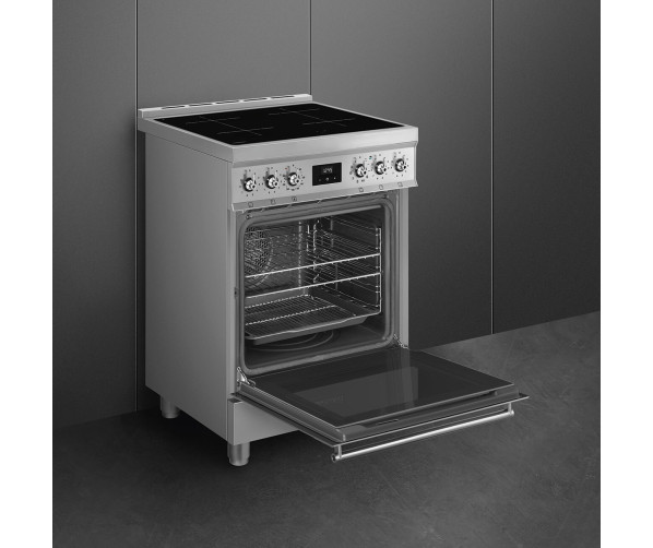 Smeg C6IPXM2 inductie fornuis met pyrolyse - 60 cm breed