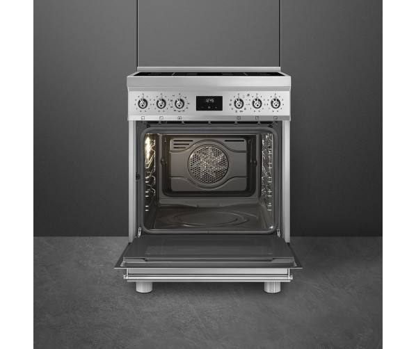 Smeg C6IPXM2 inductie fornuis met pyrolyse - 60 cm breed