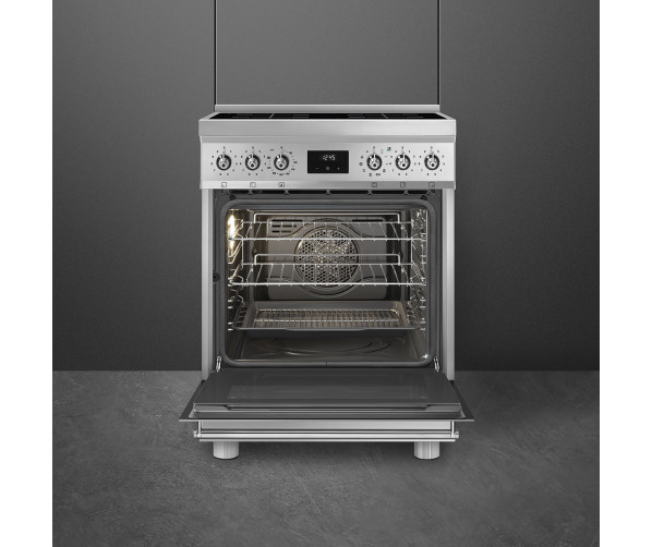 Smeg C6IPXM2 inductie fornuis met pyrolyse - 60 cm breed