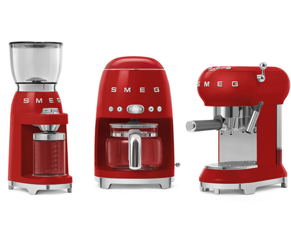 Smeg CGF11RDEU koffiemolen - rood