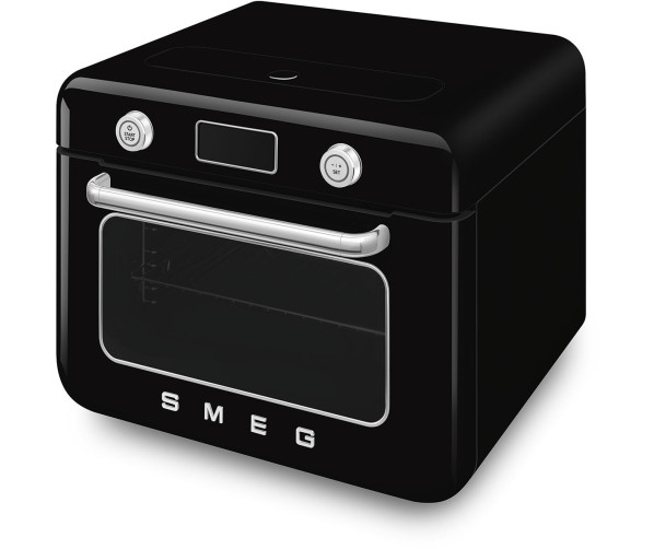 Smeg COF01BLEU vrijstaande combi-stoomoven - zwart