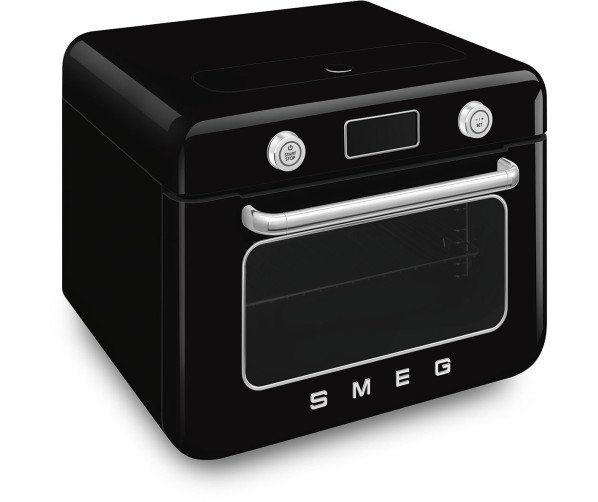 Smeg COF01BLEU vrijstaande combi-stoomoven - zwart