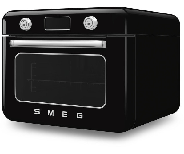 Smeg COF01BLEU vrijstaande combi-stoomoven - zwart