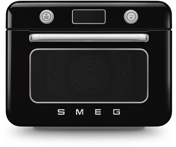 Smeg COF01BLEU vrijstaande combi-stoomoven - zwart