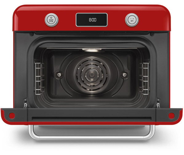 Smeg COF01RDEU vrijstaande combi-stoomoven - rood