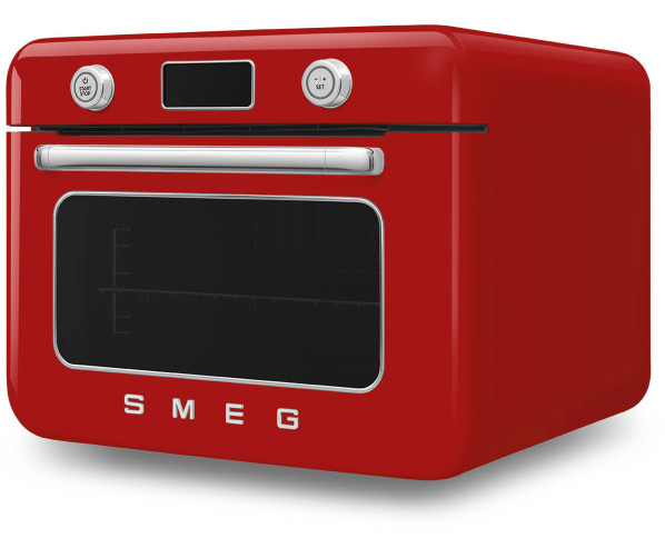 Smeg COF01RDEU vrijstaande combi-stoomoven - rood