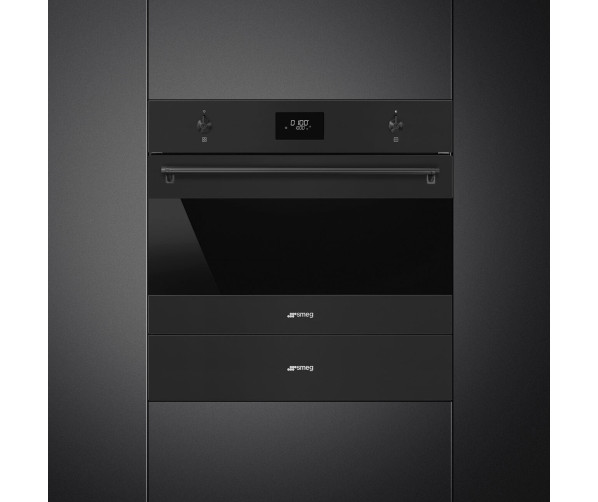 Smeg CPR315N inbouw warmhoudlade - mat-zwart