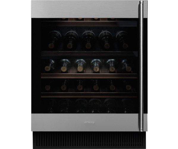 Smeg CVI338LX3 onderbouw wijnkoelkast - linksdraaiend - rvs