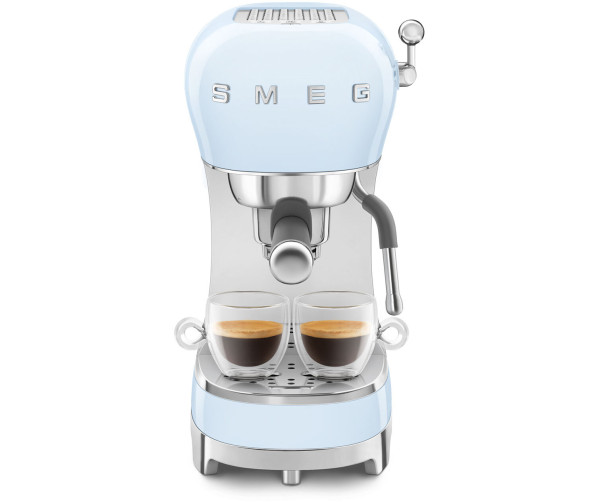 Smeg ECF02PBEU koffiemachine / espressomachine - pastelblauw