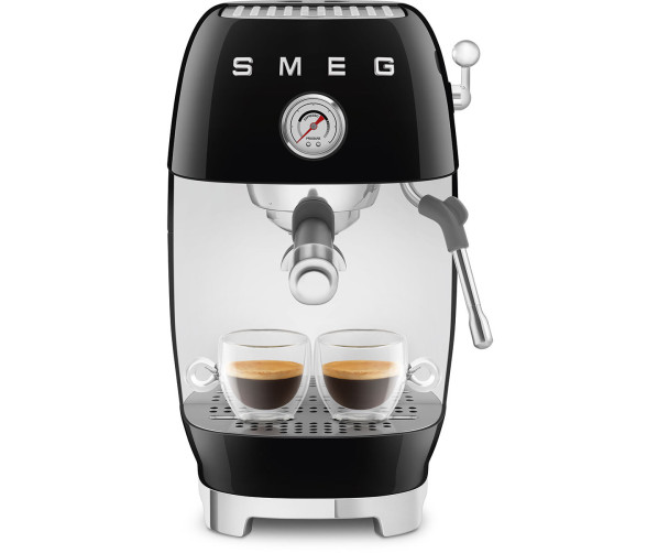 Smeg ECF03BLEU koffiemachine - zwart