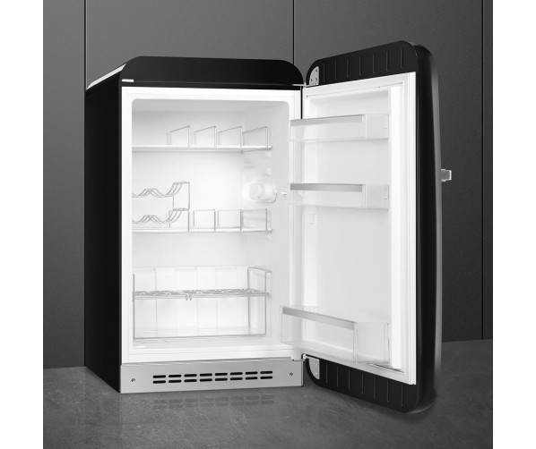 Smeg FAB10HRBL6 vrijstaand koelkast - Zwart