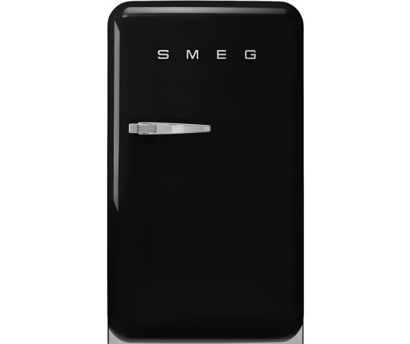 Smeg FAB10HRBL6 retro jaren 50 koelkast - zwart - tafelmodel