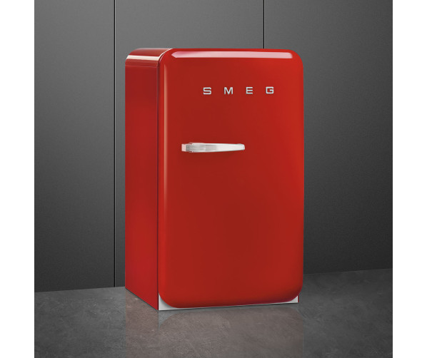 Smeg FAB10HRRD6 retro jaren 50 koelkast - rood
