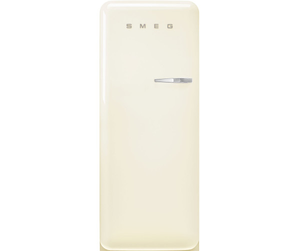 Smeg FAB28LCR6 retro jaren 50 koelkast - creme - linksdraaiend