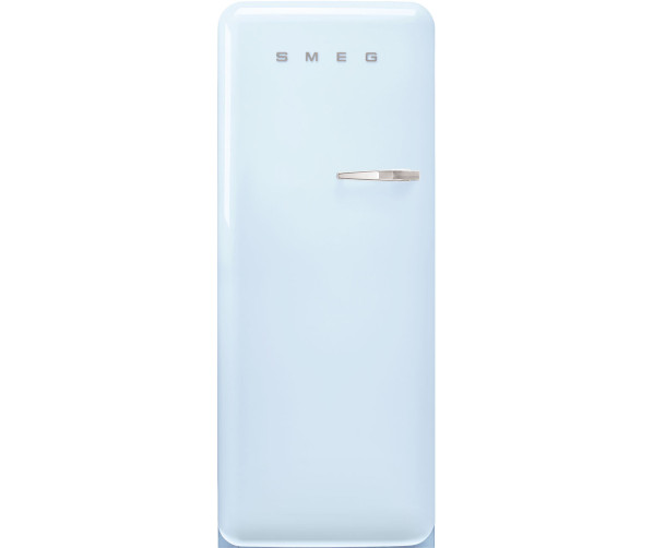 Smeg FAB28LPB6 retro jaren 50 koelkast - pastel blauw - linksdraaiend