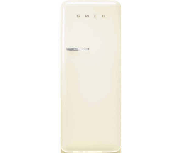 Smeg FAB28RCR6 retro jaren 50 koelkast - creme - rechtsdraaiend