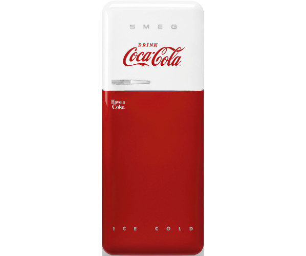 Smeg FAB28RDCC5 koelkast - Coca Cola retro jaren 50 - rood