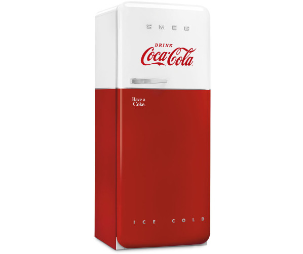 Smeg FAB28RDCC5 koelkast - Coca Cola retro jaren 50 - rood