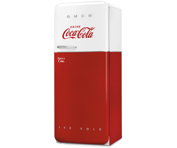 Smeg FAB28RDCC5 koelkast - Coca Cola retro jaren 50 - rood